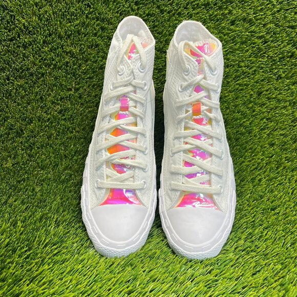 Converse UNT1TL3D High Hi-Vis Mens Size 8 White Orange Athletic Shoes Sneakers - Picture 5 of 10